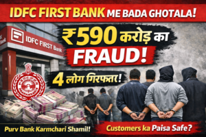 🚨 IDFC First Bank Fraud Case: 4 Log Pakde Gaye – Badi Update