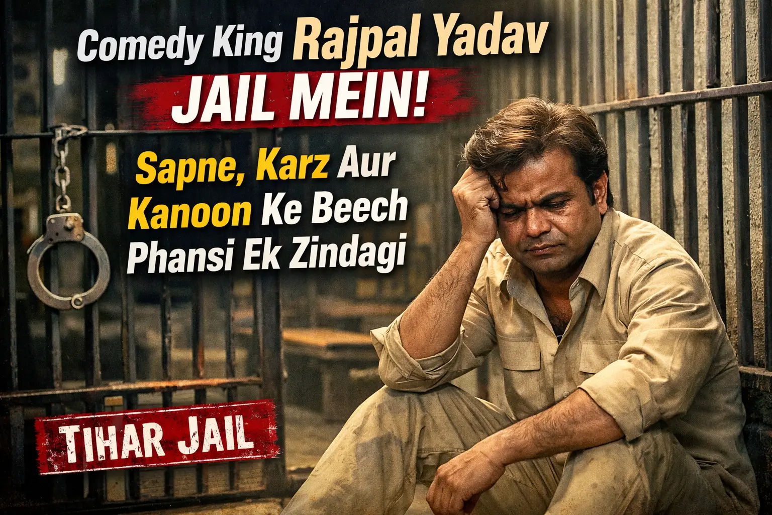 Comedy King Rajpal Yadav in Tihar Jail due to cheque bounce case, Bollywood actor facing financial crisis and legal trouble