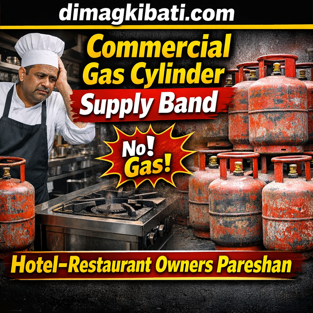 commercial gas cylinder supply band hone se hotel aur restaurant business prabhavit